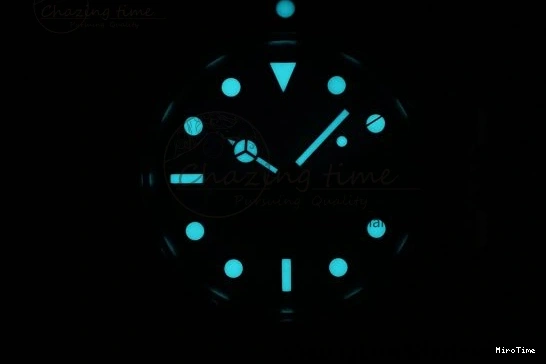 MiroTime 0219 Submariner Sandblasted DIWF Best Edition Carbon Bezel Carbon Dial Dial on SS Bracelet VR ModernLook 2064